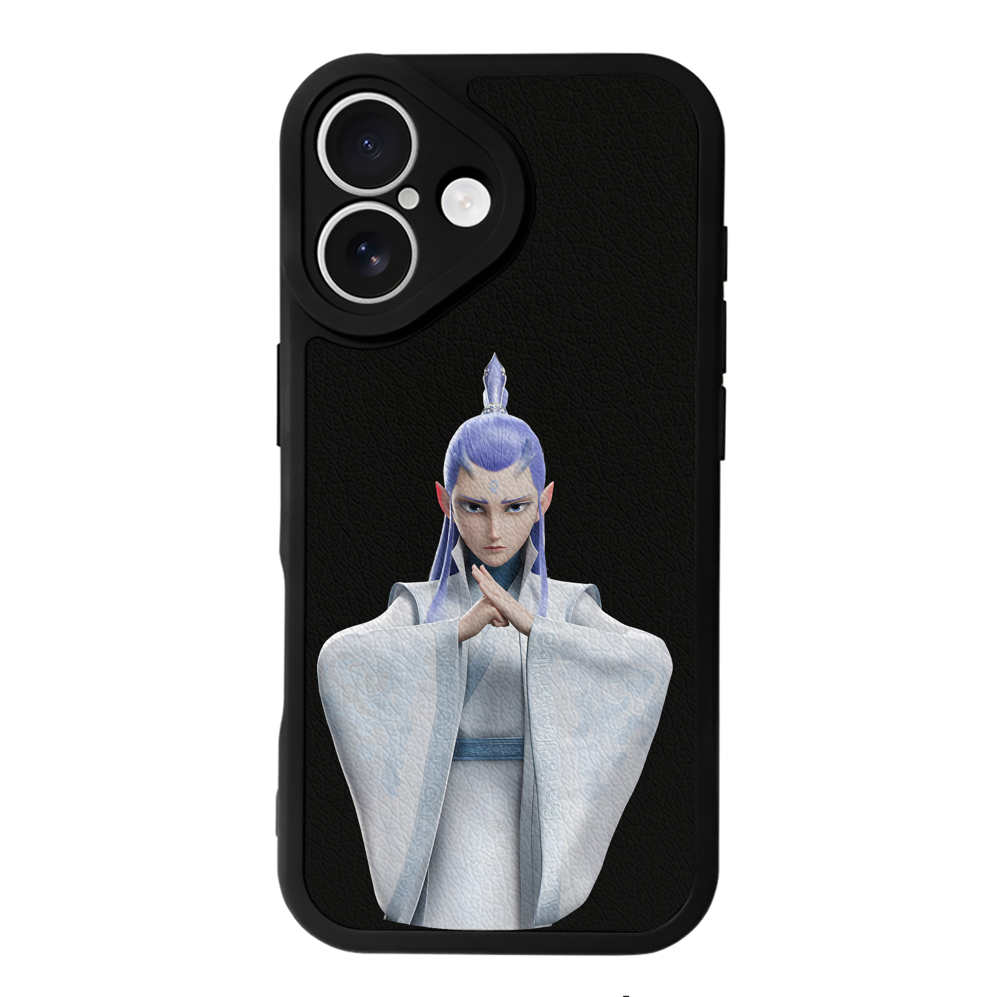 （画像用） Ne Zha 2 ナタ 魔童の大暴れ 【iPhone 16シリーズ対応】シリコンスマホケース（レザー調） 材質：シリコン